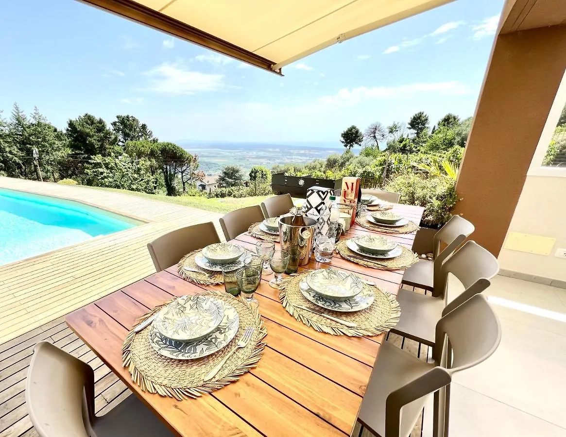 Villa Olympia Pool Sea View Mountains Lake Nature Sleeps 8 Air Conditioning Wi-Fi Corsanico-Bargecchia 0*,