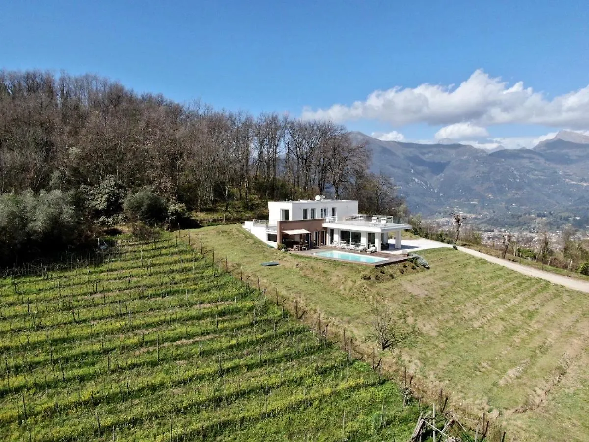 Villa Olympia Pool Sea View Mountains Lake Nature Sleeps 8 Air Conditioning Wi-Fi Corsanico-Bargecchia 0*,